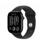 Apple Watch Series 12 GPS + Cellular Smartwatch, 42 mm, Black Aluminium Case, Black Sport Band S/M