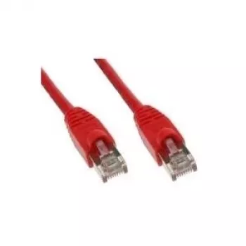 Tecline S-STP (PIMF) Cat 6 patch cable, 7.5 m, red, with particularly slim bend protection