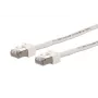 Metz Connect Ultraflex500 VoIP Patch Cable S/FTP Cat.6, white, 0.5 m