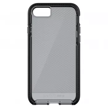 Tech21 EvoCheck T21-5329 Case for iPhone SE / 7 / 8, Smoke/Black