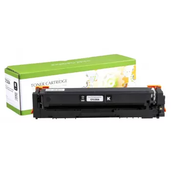 Static Control Toner Cartridge for HP 205A CF530A, Black, 1100 Pages, New Chip, Compatible