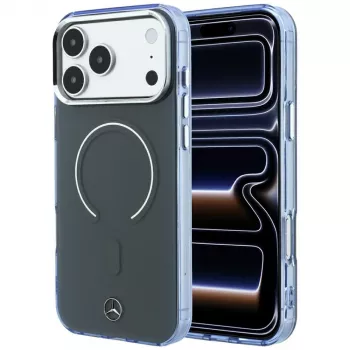 Mercedes Double Layer Iconic Logo MagSafe Case for iPhone 18 Pro Max / 17 Pro Max, Anthracite