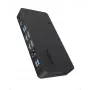 ICY BOX IB-DK2255AC 11-in-1 laptop docking station, DL6950 chip, 2x video (2x DP/HDMI 4K@60 Hz), 96 W PD to host, Gigabit LAN, host C+A 10 Gbit/s, black