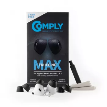 Comply MAX ear tips for AirPods Pro, black, size L