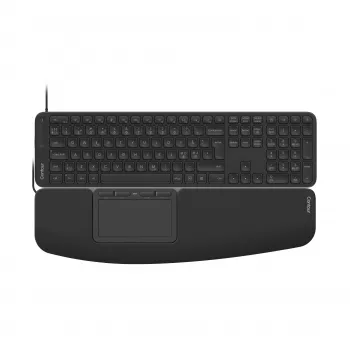 Contour Design CDTP2050BALPN2050 wired desktop keyboard, full size (100%), USB, scissor switches, QWERTY, black