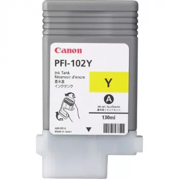 Canon PFI-102Y 0898B001AA ink cartridge, yellow