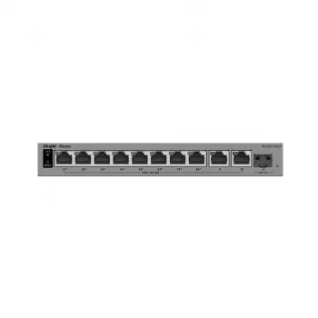 Reyee RG-ES211GS-P PoE Network Switch, 8 Ports + 2x Uplink + 1x SFP
