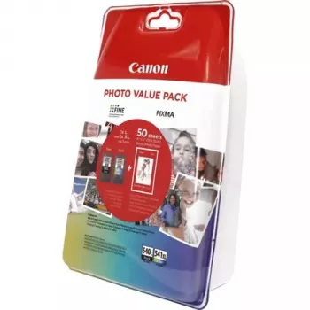 Canon PG-540L/CL-541XL Photo Value Pack Ink Cartridges (2 pcs), Black + Colour, 5224B007