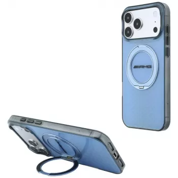 Mercedes AMG IML Double Layer Urban Line MagSafe Case with Ring Stand for iPhone 18 Pro Max / 17 Pro Max, blue