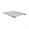 EFB Elektronik 691651NAGR.68 19″ 1U shelf, pull-out, installation depth 378–612 mm, 30 kg, RAL 7035