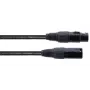 Cordial EM 5 FM XLR Connection Cable, XLR Female 3-pin to XLR Male 3-pin, Black