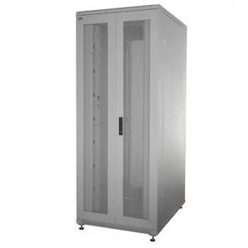 IT-BUDGET 19-inch Network Cabinet SRK 99ITB19SRK4268DTGM, Complete Set, 42 U, 600x800 mm, Light Grey, Assembled