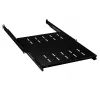 EFB Elektronik 691651NATS.68 19″ 1U shelf, pull-out, installation depth 378–612 mm, 30 kg, ST600+800, RAL9005