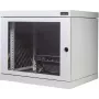 Silence Rack 99SRWV124GG Sound-Insulated 19 inch Wall Network Cabinet, 12U, 450 mm Depth, Glass Door, 1 SILENT Fan, Light Grey