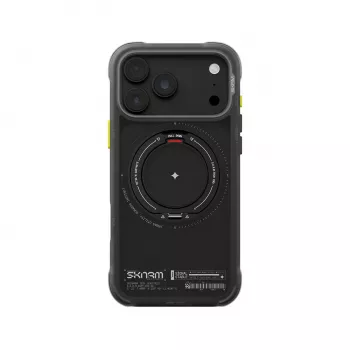 Skinarma Atlas Case for iPhone 18 Pro Max / 17 Pro Max, MagSafe, Rotating Stand, Black