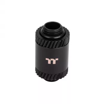 Thermaltake Pacific SF Extension Fitting Male to Male CL-W391-CU00MK-A, 30 mm, Matte Black, DIY LCS