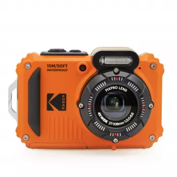 Kodak WPZ2 Waterproof Digital Camera, 16 MP, Orange