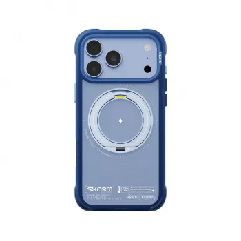 Skinarma Atlas Case with MagSafe and Rotating Stand for iPhone 18 Pro Max / 17 Pro Max, Blue