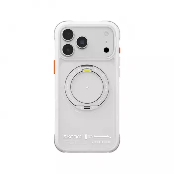 Skinarma Atlas case with MagSafe and rotating stand for iPhone 18 Pro Max / 17 Pro Max, white