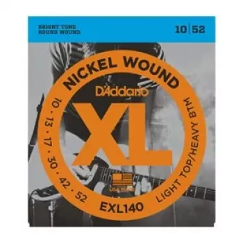 D'Addario EXL140 electric guitar strings, 10–52