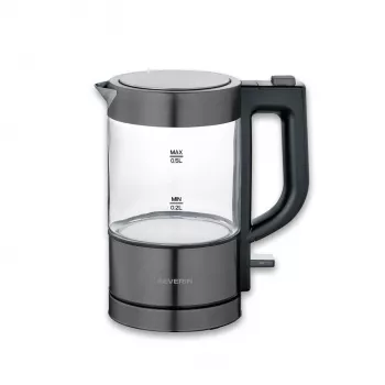 Severin 9387 Mini Glass Kettle, 0.5 l