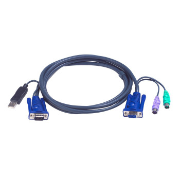 ATEN 2L-5506UP PS/2 to USB KVM Cable, 6 m