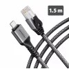 Goobay AXAGON ADE-CM15 USB-C Gigabit Ethernet Adapter with Integrated 1.5 m CAT6 Cable, RJ-45