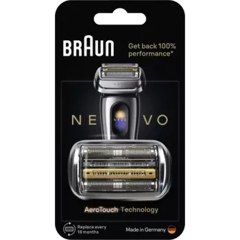 Braun NEVO-S Replacement Shaver Head Combo Pack, Silver, 921824