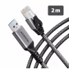 Goobay AXAGON ADE-AM20 USB-A to Gigabit Ethernet adapter with integrated 2 m CAT6 cable