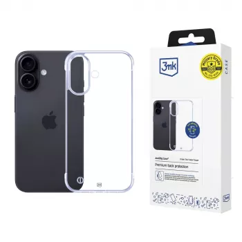 3mk Just20g Clear Case Apple iPhone 16 smartphone case, transparent