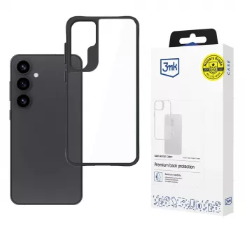 3MK Satin Armor Case+ for Samsung Galaxy S25, transparent