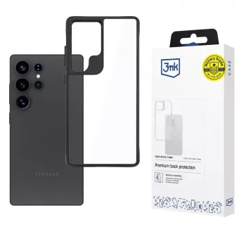 3MK Satin Armor Case+ for Samsung Galaxy S25 Ultra, transparent