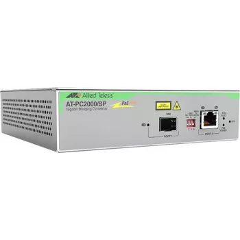 Allied Telesis AT-PC2000/SP-960 Gigabit media converter, 10/100/1000Base-T to SFP (mini-GBIC)