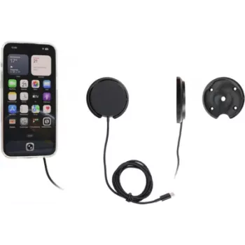 Brodit wireless charging holder 25 W, fixed, hands-free car holder (217303)