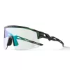 Rockbros photochromic cycling glasses with UV protection and prescription insert, black