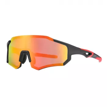 Rockbros 10182 polarised cycling glasses, red