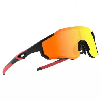 Rockbros 10182 polarised cycling glasses, red