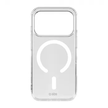 SBS D3O Active Case for iPhone 18 Pro Max / 17 Pro Max, MagSafe-compatible, transparent
