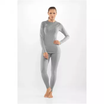 Viking Altis Lady Set Merino Underwear Set for Women, Grey, L