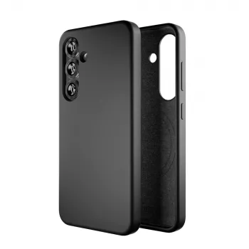 Puro Icon Silicone Case for Samsung Galaxy S25+, Black