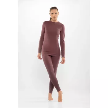 Viking Meriboo Lady Set Merino Women's Base Layer Set, Pink, L