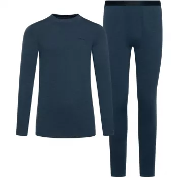 Viking Meriboo Man Set merino men's underwear set, navy, XL
