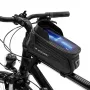 Wozinsky WBB28BK Cycling Frame Bag with Phone Case, 1.7 L, Black