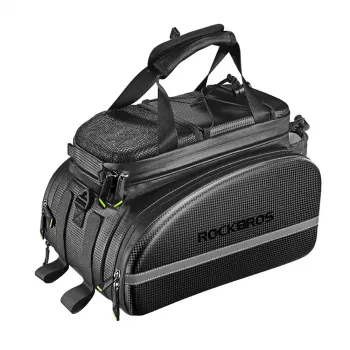 Rockbros A6-6 Cycling Pannier Bag, 35 l, with Fold-Out Pockets, Black