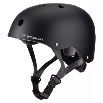 Wozinsky Lightweight BMX/Scooter Helmet, Size S (48-52 cm), Black