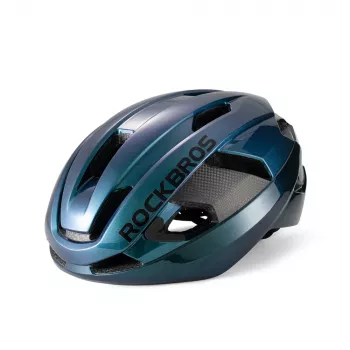 Rockbros LK-15 Carbon Fiber Cycling Helmet Size L (58-62cm), Chameleon Blue