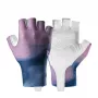 Rockbros S389 Women's Short-Finger Cycling Gloves with Shock Absorption, Size L, Purple