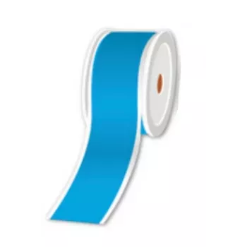 Brother LVP1V000012118FB Labelling Tape, Vinyl, Laminated, Permanent Adhesive, Sky Blue, 1.2 cm x 30 m