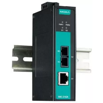 MOXA IMC-21GA-SX-SC-T Network Media Converter (47419)
