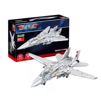 Revell Brick System Maverick's F-14A Tomcat Top Gun 009639090 Building Set, Scale 1:32